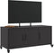 vidaXL - Tv-meubel - 100,5x39x43,5 - cm - staal - zwart