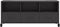 vidaXL - Tv-meubel - 100,5x39x43,5 - cm - staal - zwart