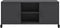 vidaXL - Tv-meubel - 100,5x39x43,5 - cm - staal - zwart