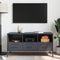 vidaXL - Tv-meubel - 100,5x39x50,5 - cm - staal - antracietkleurig
