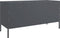 vidaXL - Tv-meubel - 100,5x39x50,5 - cm - staal - antracietkleurig