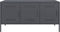 vidaXL - Tv-meubel - 100,5x39x50,5 - cm - staal - antracietkleurig