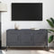 vidaXL - Tv-meubel - 100,5x39x50,5 - cm - staal - antracietkleurig