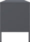 vidaXL - Tv-meubel - 100,5x39x50,5 - cm - staal - antracietkleurig