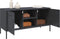 vidaXL - Tv-meubel - 100,5x39x50,5 - cm - staal - antracietkleurig