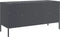 vidaXL - Tv-meubel - 100,5x39x50,5 - cm - staal - antracietkleurig