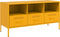 vidaXL - Tv-meubel - 100,5x39x50,5 - cm - staal - mosterdgeel