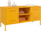 vidaXL - Tv-meubel - 100,5x39x50,5 - cm - staal - mosterdgeel