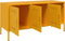 vidaXL - Tv-meubel - 100,5x39x50,5 - cm - staal - mosterdgeel
