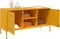 vidaXL - Tv-meubel - 100,5x39x50,5 - cm - staal - mosterdgeel