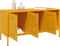 vidaXL - Tv-meubel - 100,5x39x50,5 - cm - staal - mosterdgeel