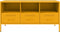 vidaXL - Tv-meubel - 100,5x39x50,5 - cm - staal - mosterdgeel