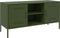 vidaXL - Tv-meubel - 100,5x39x50,5 - cm - staal - olijfgroen