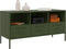 vidaXL - Tv-meubel - 100,5x39x50,5 - cm - staal - olijfgroen