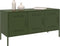 vidaXL - Tv-meubel - 100,5x39x50,5 - cm - staal - olijfgroen