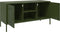 vidaXL - Tv-meubel - 100,5x39x50,5 - cm - staal - olijfgroen