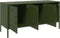 vidaXL - Tv-meubel - 100,5x39x50,5 - cm - staal - olijfgroen