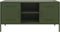 vidaXL - Tv-meubel - 100,5x39x50,5 - cm - staal - olijfgroen