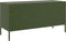 vidaXL - Tv-meubel - 100,5x39x50,5 - cm - staal - olijfgroen