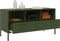 vidaXL - Tv-meubel - 100,5x39x50,5 - cm - staal - olijfgroen