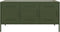 vidaXL - Tv-meubel - 100,5x39x50,5 - cm - staal - olijfgroen