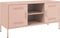 vidaXL - Tv-meubel - 100,5x39x50,5 - cm - staal - roze