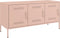 vidaXL - Tv-meubel - 100,5x39x50,5 - cm - staal - roze