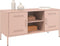 vidaXL - Tv-meubel - 100,5x39x50,5 - cm - staal - roze
