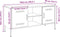 vidaXL - Tv-meubel - 100,5x39x50,5 - cm - staal - roze