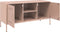 vidaXL - Tv-meubel - 100,5x39x50,5 - cm - staal - roze