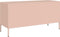 vidaXL - Tv-meubel - 100,5x39x50,5 - cm - staal - roze