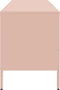vidaXL - Tv-meubel - 100,5x39x50,5 - cm - staal - roze