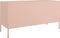 vidaXL - Tv-meubel - 100,5x39x50,5 - cm - staal - roze