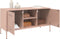 vidaXL - Tv-meubel - 100,5x39x50,5 - cm - staal - roze