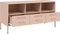 vidaXL - Tv-meubel - 100,5x39x50,5 - cm - staal - roze