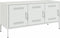 vidaXL - Tv-meubel - 100,5x39x50,5 - cm - staal - wit