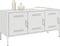 vidaXL - Tv-meubel - 100,5x39x50,5 - cm - staal - wit