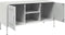 vidaXL - Tv-meubel - 100,5x39x50,5 - cm - staal - wit
