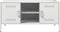 vidaXL - Tv-meubel - 100,5x39x50,5 - cm - staal - wit