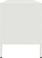 vidaXL - Tv-meubel - 100,5x39x50,5 - cm - staal - wit