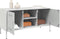 vidaXL - Tv-meubel - 100,5x39x50,5 - cm - staal - wit