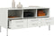 vidaXL - Tv-meubel - 100,5x39x50,5 - cm - staal - wit