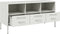 vidaXL - Tv-meubel - 100,5x39x50,5 - cm - staal - wit