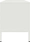 vidaXL - Tv-meubel - 100,5x39x50,5 - cm - staal - wit