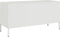 vidaXL - Tv-meubel - 100,5x39x50,5 - cm - staal - wit