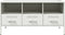 vidaXL - Tv-meubel - 100,5x39x50,5 - cm - staal - wit