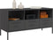 vidaXL - Tv-meubel - 100,5x39x50,5 - cm - staal - zwart