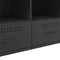 vidaXL - Tv-meubel - 100,5x39x50,5 - cm - staal - zwart