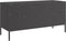 vidaXL - Tv-meubel - 100,5x39x50,5 - cm - staal - zwart