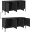 vidaXL - Tv-meubel - 100,5x39x50,5 - cm - staal - zwart